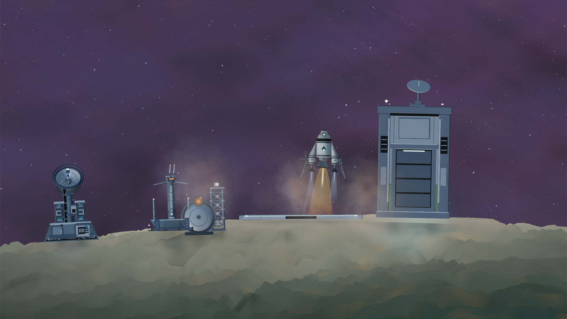 Moon base on Kite